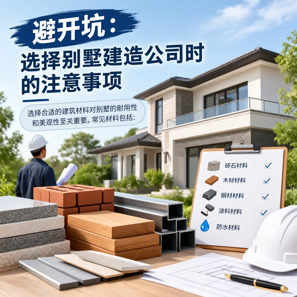 避开坑:选择 平坝 别墅建造公司时的注意事项