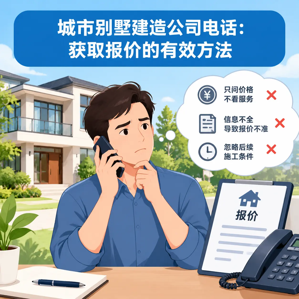 平坝别墅建造公司电话:获取报价的有效方法