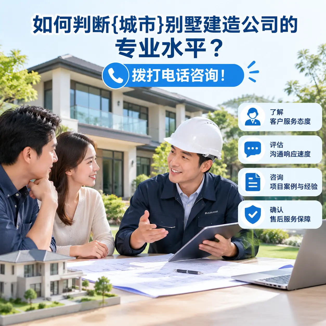 如何判断平坝别墅建造公司的专业水平?拨打电话咨询!